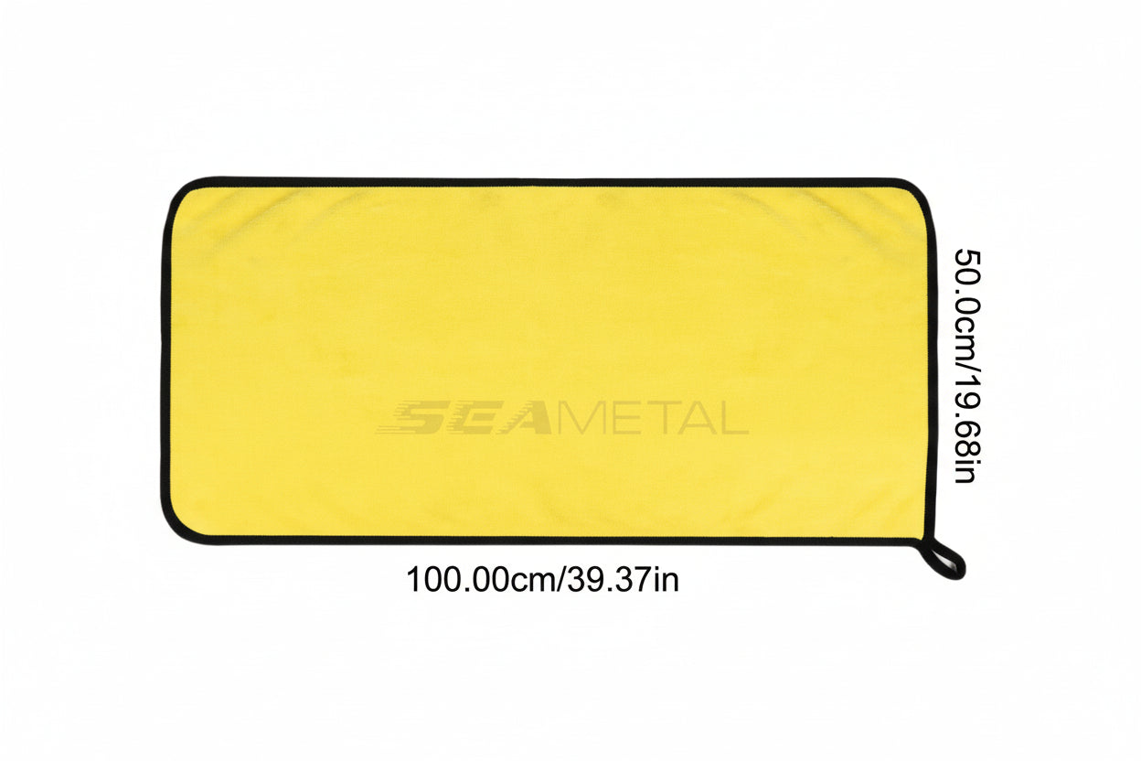 Ręcznik z mikrofibry do mycia auta 400GSM | Dwustronny | 50×100 cm