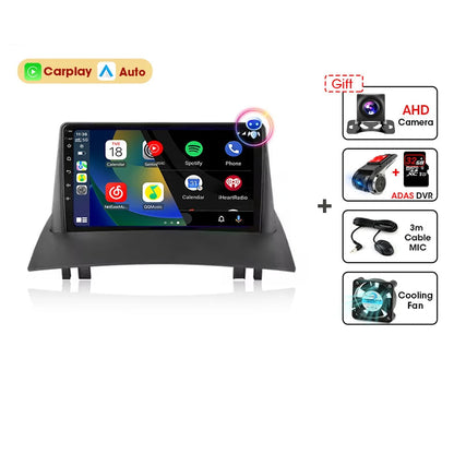 Ekran Srnubi Carplay / Android Auto Renault Megane 2 2002 2003 2004 2005 2006 2007 2008 2009