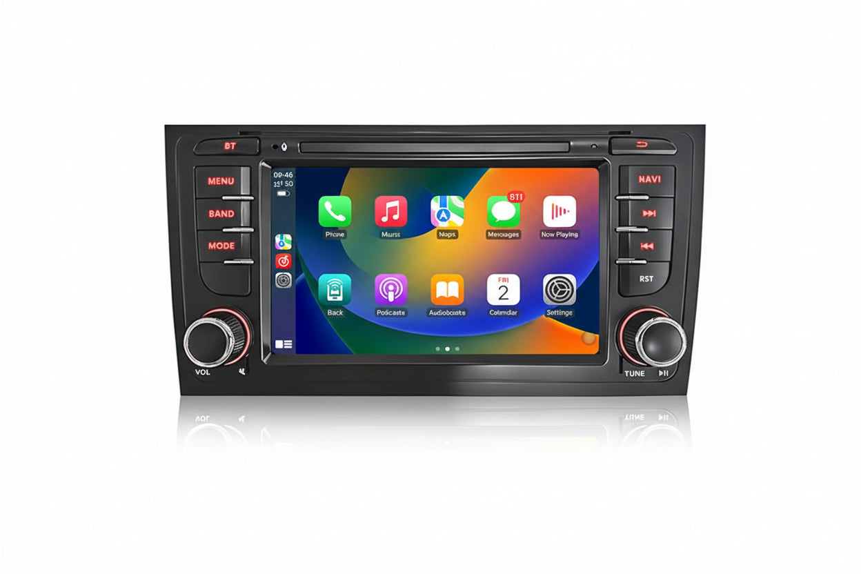 Ekran Junsun Carplay / Android Auto Audi A6 C5